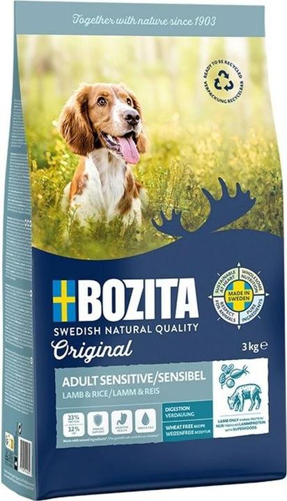 Actual product image Bozita Dog Original Adult Sensitive Lamb 3 kg (Adult, 1 pcs., 3000 g)