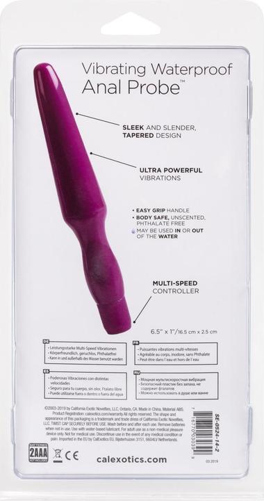Produktbild CalExotics Vibrating Waterproof Anal Probe