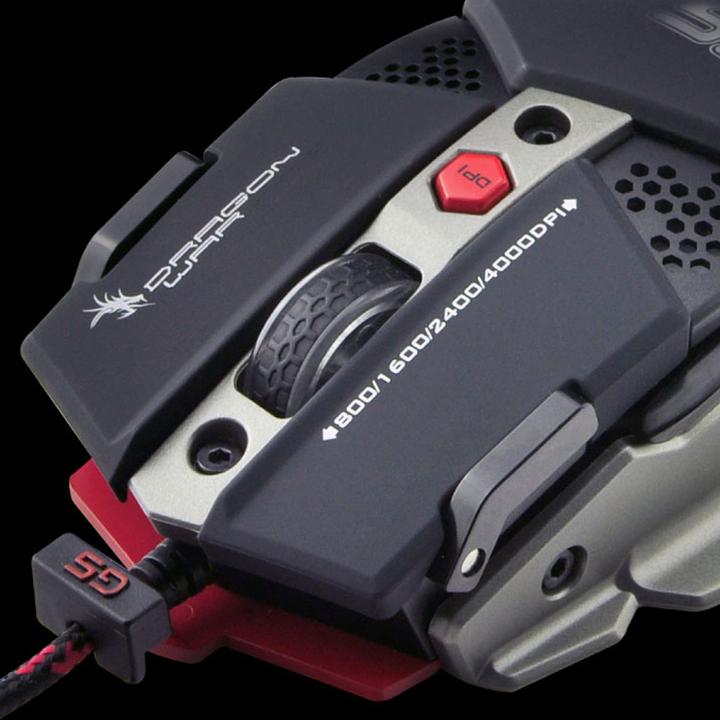 Immagine prodotto Dragon War G5 Warlord Gaming Mouse incl. Mousepad (Cablato)