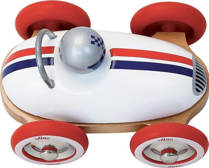 Actual product image Vilac Roadster vintage racing car white