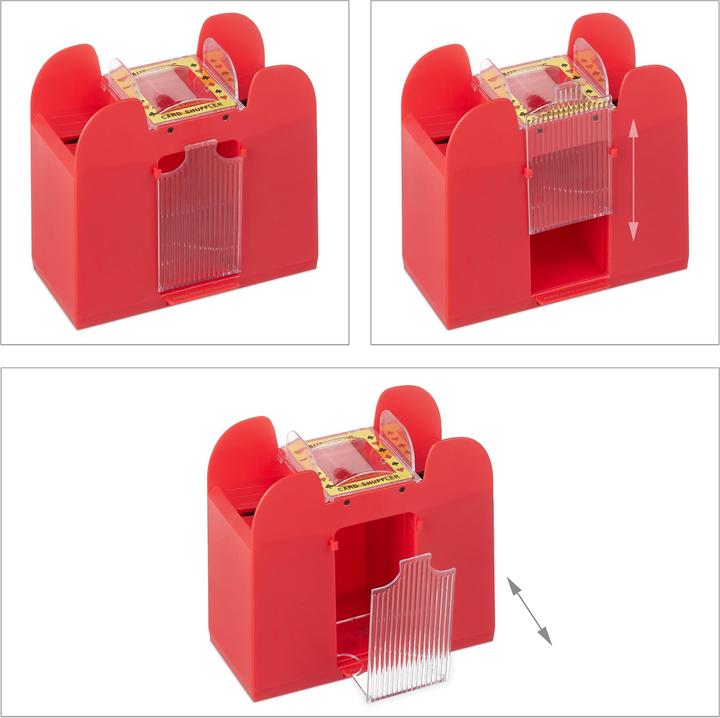 Actual product image Relaxdays Card shuffler