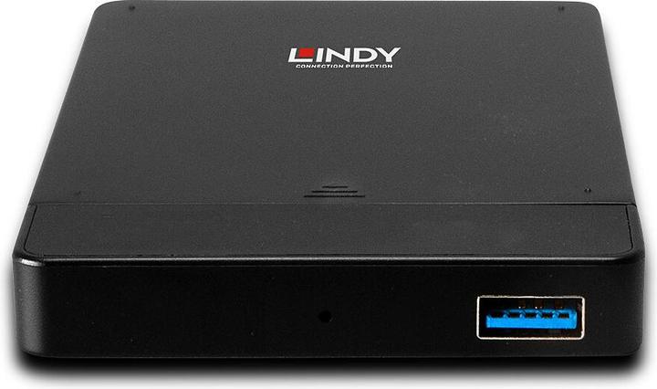 Actual product image Lindy USB 3.0 SATA Enclosure, 2.5 For connecting a 2.5" hard drive or SSD to the USB 3.0 port of the co... (2.5")
