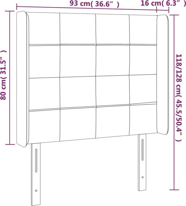 Immagine prodotto VidaXL Gianna (93 x 16 x 128 cm)