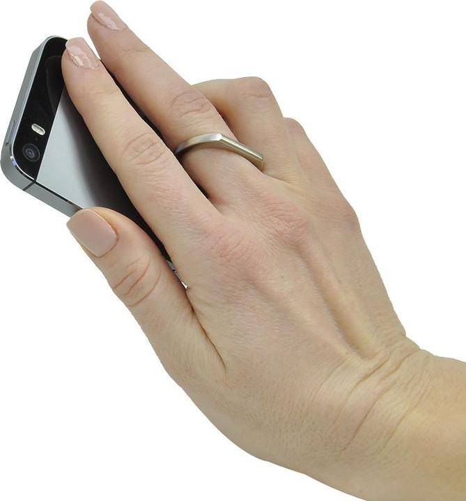 Actual product image PNI Universal O-ring holder, desk stand and Smart Grip, light black, car holder in the