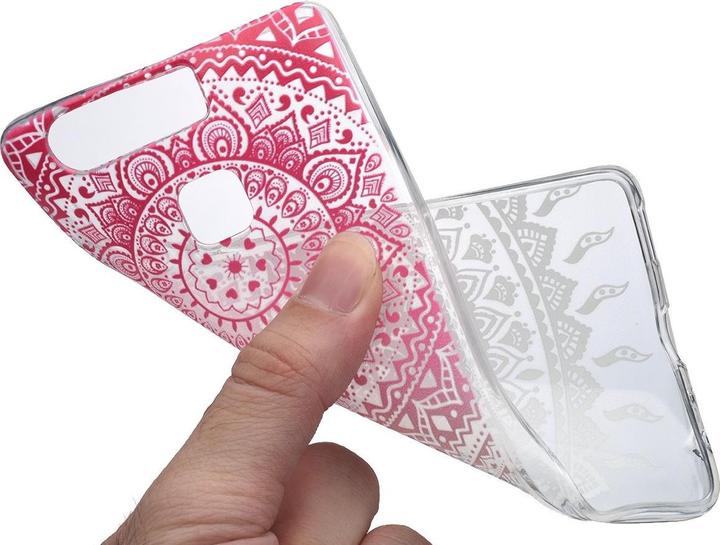 Produktbild König Design Henna Cover für Huawei Honor 6X Case Schutz Hülle Silikon Bumper Sonne Pink Neu (Honor 6X)