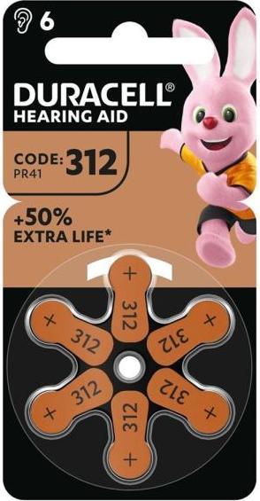 Actual product image Duracell Electronics Easy Tab (6 pcs., A312, 160 mAh)