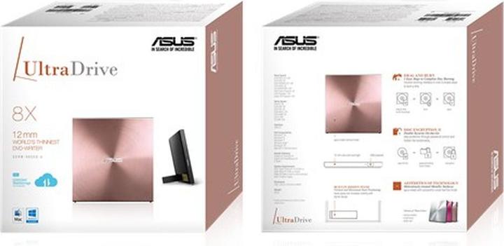 Produktbild ASUS DVW SDRW-08U5S-U EXT Slim USB UltraDrive ZEN (DVD Laufwerk)