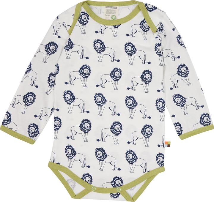 Actual product image loud + proud Bodysuit long sleeve print lion ultra (56)