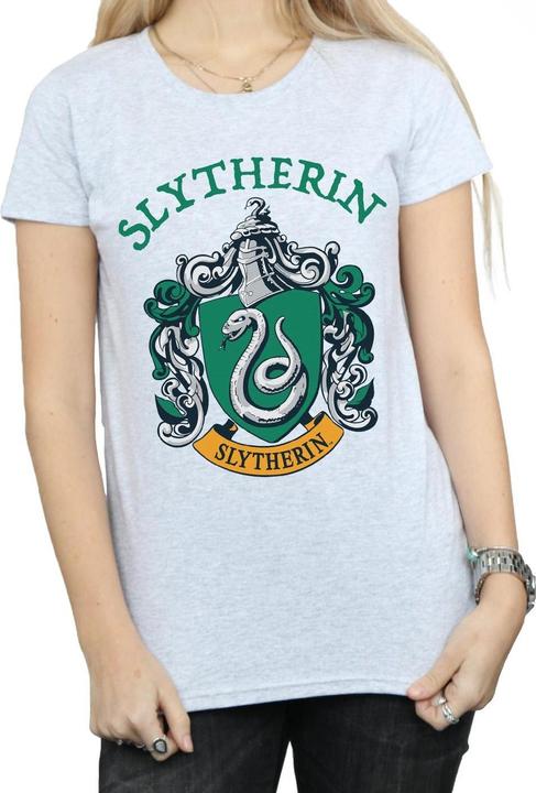 Actual product image Womens/Ladies Slytherin Crest Cotton T-Shirt (XL)
