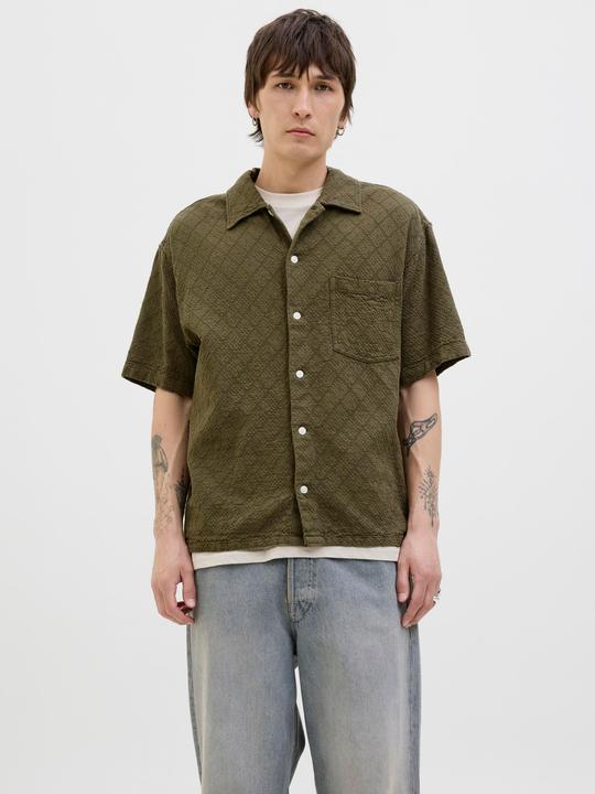 Image du produit Jack & Jones Jortavira Texture Shirt Ss Ln (L)