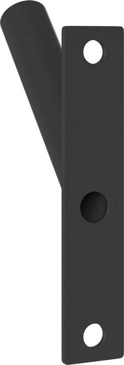 Actual product image VidaXL Flagpole bracket for 1 flag for wall mounting made of black metal