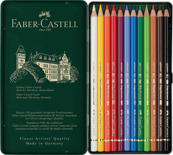 Produktbild Faber-Castell Polychromos (Mehrfarbig, 12 x)