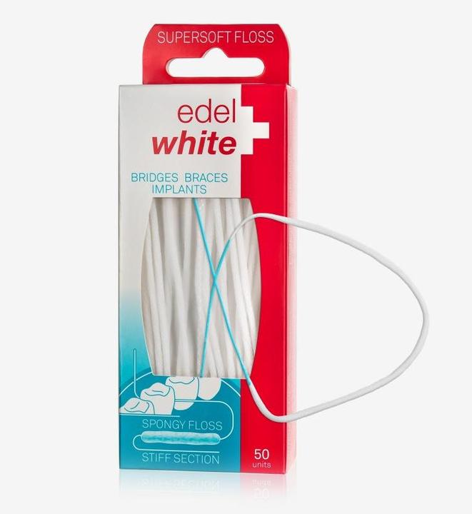 Produktbild Edel + White Supersoft Floss Zahnseide 50 Stränge
