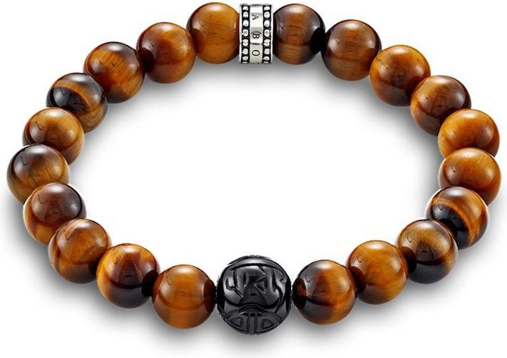 Immagine prodotto Thomas Sabo Bracciale Marrone (19 cm, Argento)