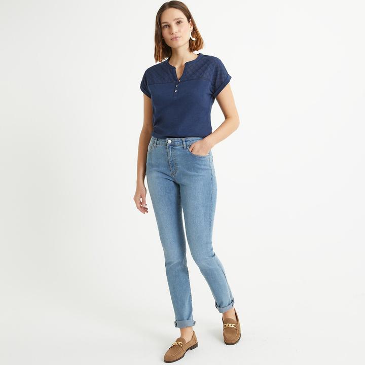 Image du produit Anne Weyburn T-shirt à col Henley (W36/L38)