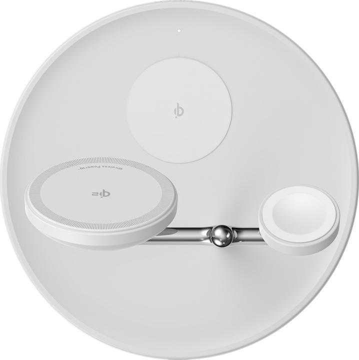 Actual product image Anker Stacja magnetyczna MagGo 15W 3-in-1 Biała (15 W)