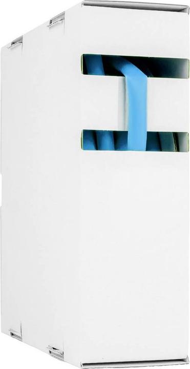 Actual product image Hongshang 211164268 Heat shrink tubing without adhesive Blue 6.40 mm 3.20 mm Heat shrink ra (1 x)
