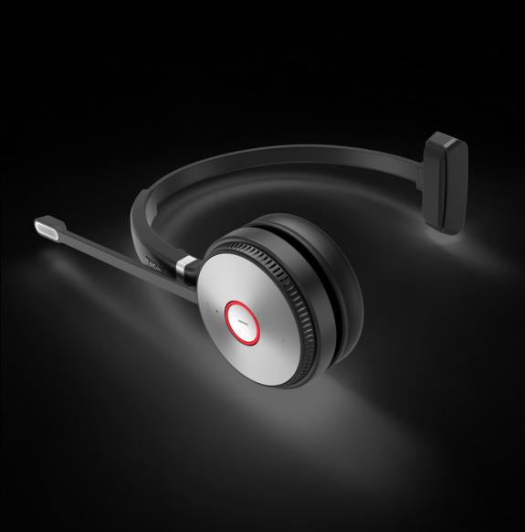 Produktbild Yealink Headset WH62 Mono Portable UC (Kabellos, USB-A)