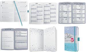 Actual product image Jolie Pocket agenda motif (9.5 x 15 cm, German, French, Italian, English)
