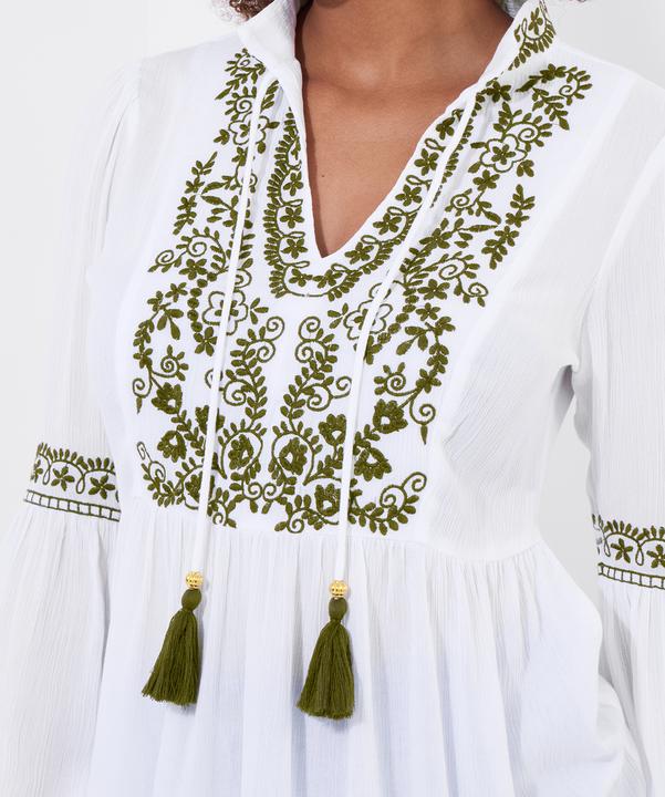 Produktbild Joe Browns Floral Embroidered Crinkle Tunic Top (18)
