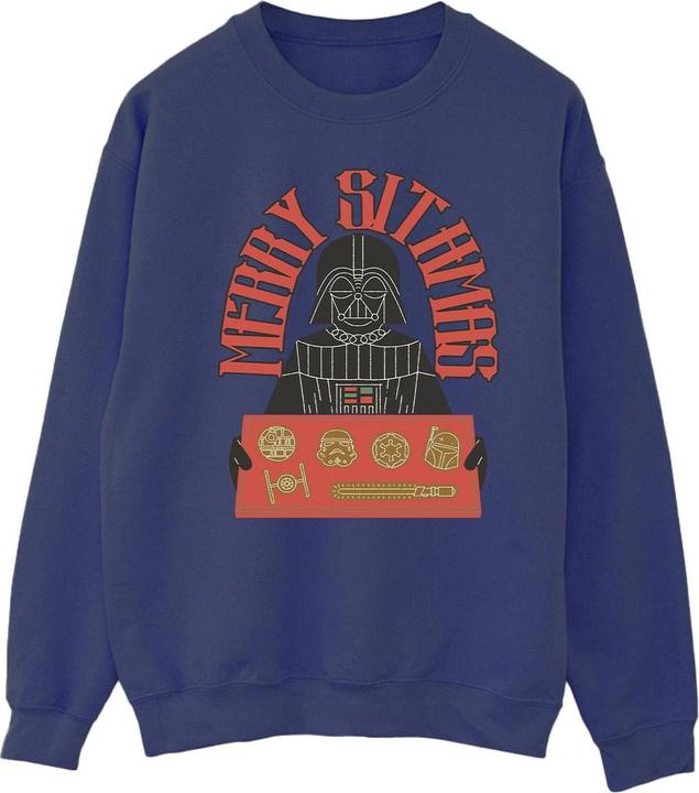 Actual product image Star Wars Mens Episode IV: A New Hope Merry Sithmas Sweatshirt (XL)