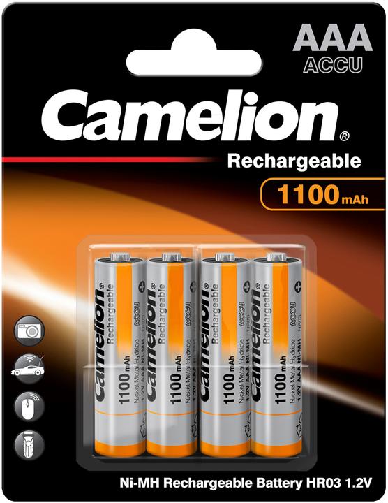 Actual product image Camelion Rechargeable Accu (4 pcs., AAA, 1100 mAh)