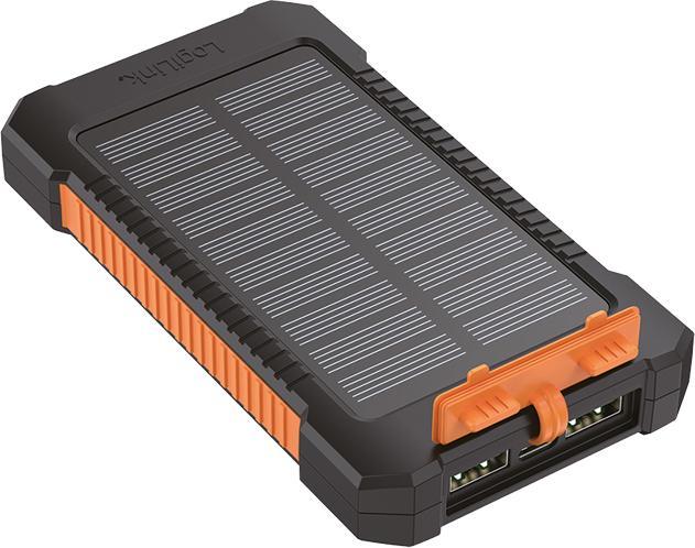 Actual product image LogiLink Solar-Powerbank (6000 mAh, 12 W)