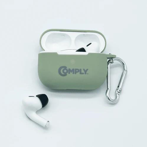 Actual product image Comply AirpodsPro Protective Silicon Case green (Headphone bag)