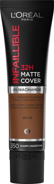 Immagine prodotto L'Oréal Paris Copertina opaca Infaillible 32H (350 Sottotono caldo)