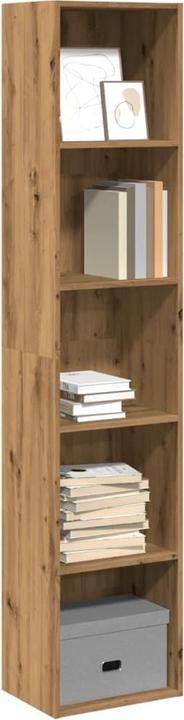 Actual product image VidaXL Bücherregal Regal Standregal Büroregal Aufbewahrungsregal Artisan-Eiche (40 x 30 x 189 cm)