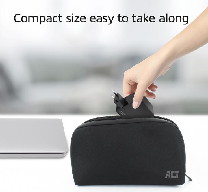 Produktbild USB-C laptop wall charger 65W with Power Delivery profiles, 2 meters (65 W)
