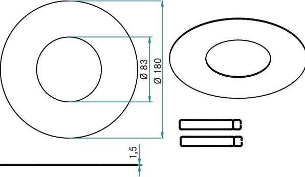 Actual product image Brumberg Reducing ring