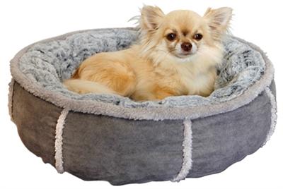 Rosewood Hondenmand Pluche Donut Grijs (Hund)