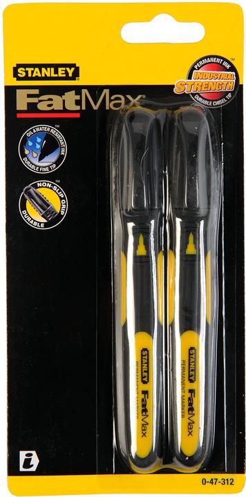 Image du produit Stanley Marqueur permanent (Noir, 20 mm, 2 x)