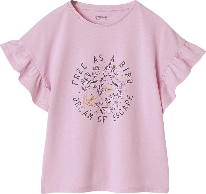 Image du produit Vertbaudet T-shirt fille à manches volantées (158)