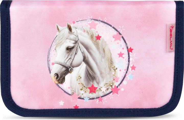 Immagine prodotto Belmil CLASSY zaino scuola 4 pezzi Amazing Horses (19 l)