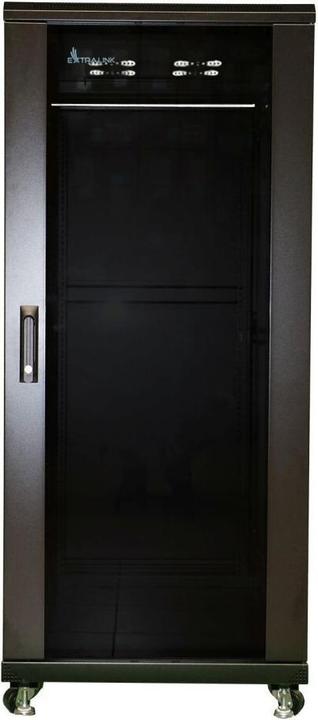 Produktbild Extralink 32U 1000mm floor cabinet black (32 HE, 19 Zoll Rack)
