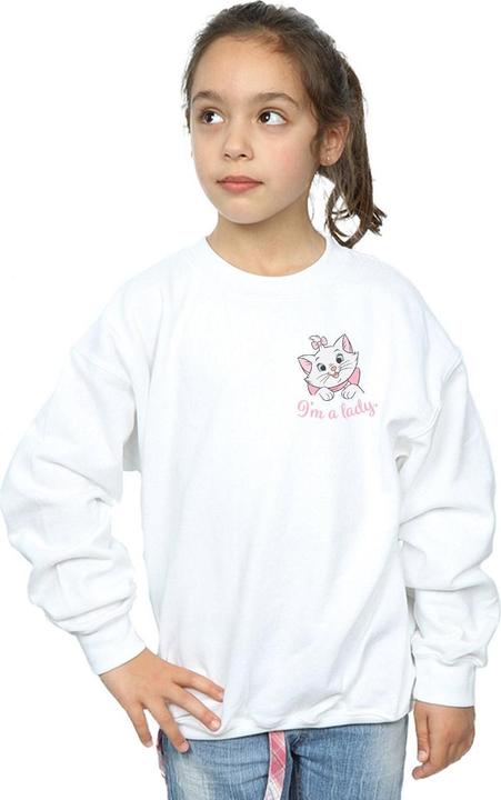 Immagine prodotto Disney Aristocats Marie I'm A Lady Breast Print Felpa Ragazze (152, 158)
