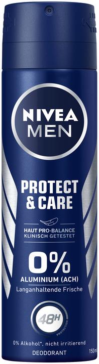Image du produit NIVEA Déodorant masculin Aeros Protect&Care (nouveau) Spr 150 ml (Spray, 150 ml)