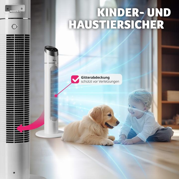 Actual product image tectake Tower fan (50 dB)