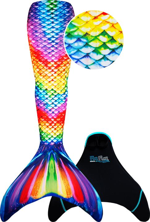 Fin Fun Mermaidens" mermaid fin "Rainbow Reef