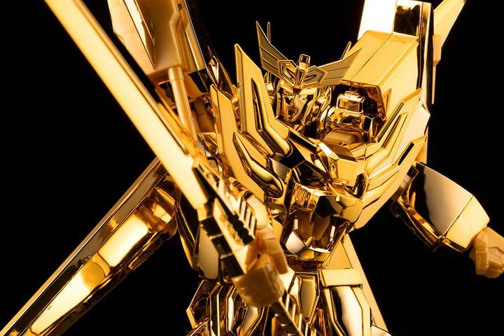 Immagine prodotto Kotobukiya Statuetta di Exkaiser coraggioso Kit di modellini in plastica Grande Exkizer (versione dorata) 18 cm