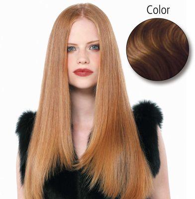 Produktbild Balmain glatt 55-60cm 10(level 6) dunkelblond 10 St. Echth. Fill-In Extensions (Dunkelblond, 60 cm)
