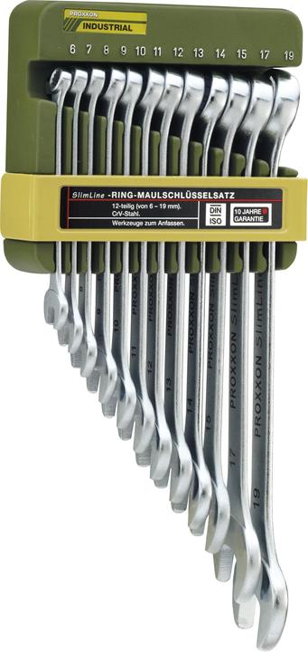 Proxxon SlimLine (19 mm, 8 mm, 10  mm, 14 mm, 18 mm, 11 mm, 7 mm, 12 mm, 17 mm, 15 mm, 13 mm, 6 mm, 9 mm, 16 mm)