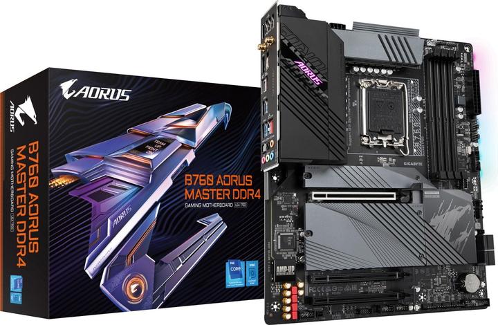 Gigabyte MB GBT Intel 1700 B760 A MASTER DDR4 (LGA 1700, Intel B760 Express, ATX)