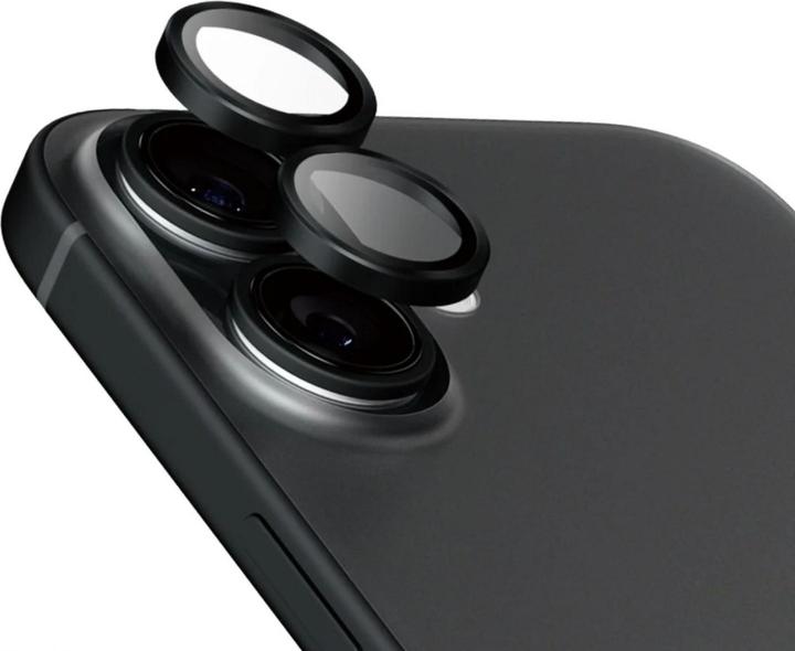 PanzerGlass Protezione dell'obiettivo della fotocamera Hoops (1 Pezzo/i, Apple iPhone 16 Plus, Apple iPhone 16)