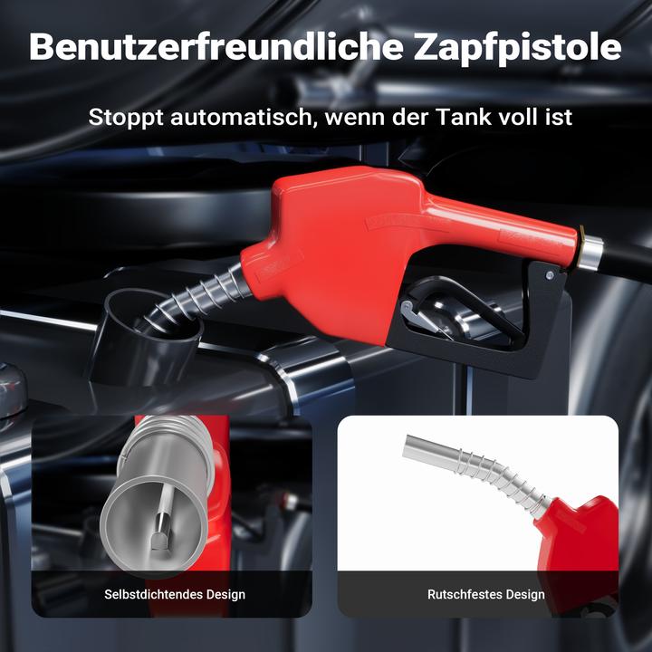 Actual product image Wiltec 120l mobile tank system 12V pump fuel tank diesel filling station