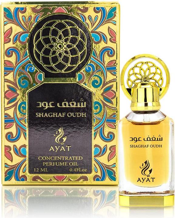 Produktbild Ayat Perfumes Shaghaf Oud 12ml Alcohol-Free Perfume Oil Unisex Oriental Musk