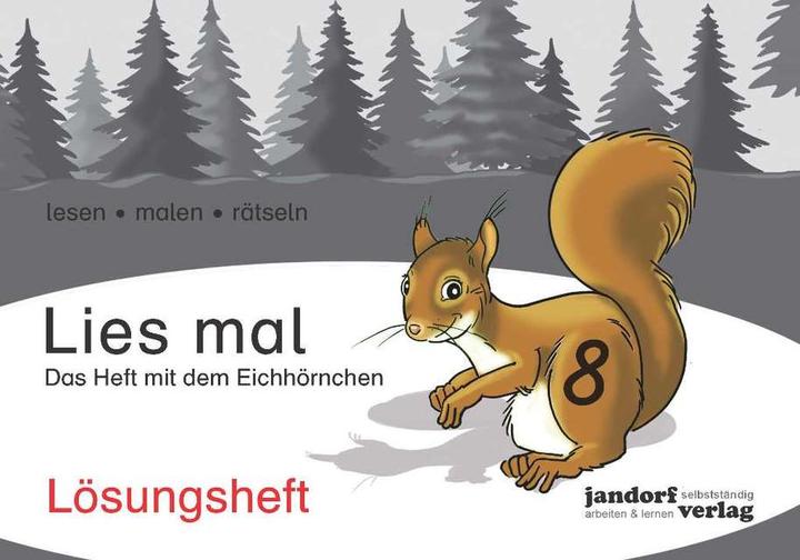 Actual product image Read 8 - The booklet with the squirrel. Solution booklet (German, Peter Watchendorf, Anja Wachendorf, 2018)