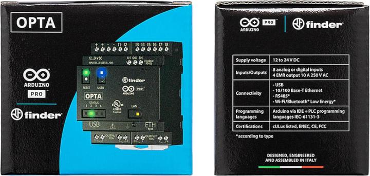 Image du produit Arduino Opta WiFi AFX00002 Module de communication API 12 V/DC, 24 V/DC